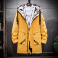 Spring and Autumn Korean Style Trendy Hooded MID-Length Jacket